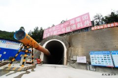 中铁二十一局：兴泉铁路兴国段最长隧道于都2#隧道斜井“改斜归正