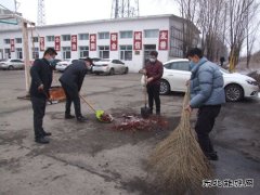 七矿公司向阳矿开展“抗击疫情、爱卫同行”主题党日活动