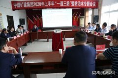 中煤矿建集团召开2020年上半年“一通三防”、防治水专题会议