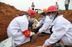 潞安焦化：开展“土方坍塌”事故应急演练