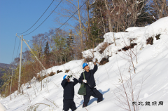 黑龙江牡丹江公司：雪后特巡