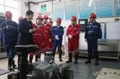 蒲白矿业公司党委书记、董事长问永忠一行到建庄矿业调研指导工作