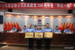 蒲白铁运公司：公司召开庆祝中国共产党成立100周年暨表彰大会