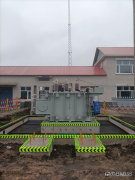 明水县供电公司：明水35千伏永久变电站工程主变顺利上台