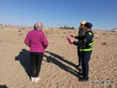阿勒泰执法支队哈巴河执法大队：服务群众“送法进牧民”