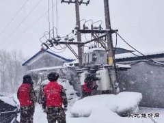 战暴雪、保供电—集贤县供电公司在行动