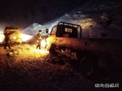 富蕴执法大队：昼夜奋战 联合救援保平安