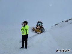 阿勒泰执法支队哈巴河执法大队：战风雪 保畅通 护平安