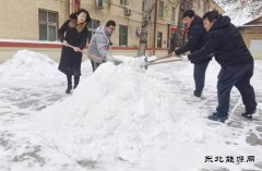图片新闻：清除积雪保通行