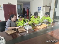 北屯执法大队开展大件运输车辆“双随机、一公开”执法检查工作