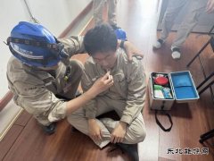 大唐沈东热电公司：开展高温中暑应急救援演练